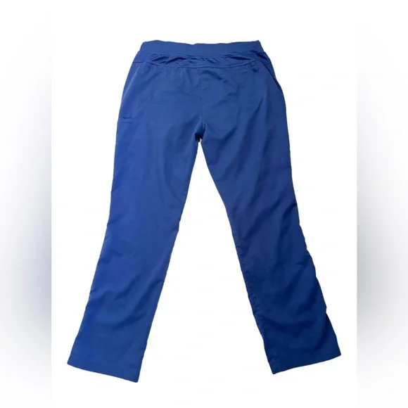 Greys Anatomy By Barco Woman’s Medium Active Blue V-Neck Scrub Top & Bottoms - Picture 14 of 15